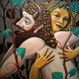 satyr and nymph By Joao Werner
