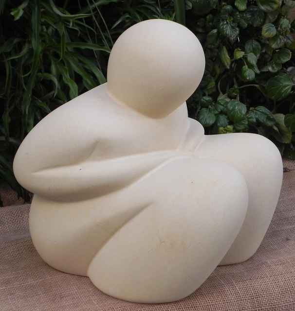 Artist Joe Xuereb. 'A Tense Awaiting' Artwork Image, Created in 2014, Original Sculpture Stone. #art #artist