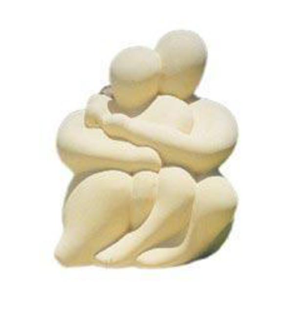 Joe Xuereb  'Divine Love', created in 2003, Original Sculpture Limestone.
