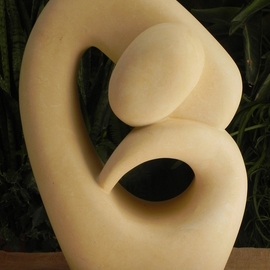 Joe Xuereb: 'meditation', 2015 Limestone Sculpture, Abstract Figurative. Artist Description: In our daily life we are always thinking and meditating about what happens to us during work or leisure and about what we wish or look forward to do and accomplish in life.  Hand carved from Malta limestoneglobigerina . ...