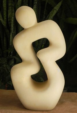 Joe Xuereb: 'sensation', 2015 Limestone Sculpture, Abstract Figurative. This sculpture is hand carved from Malta limestone  Globigerina  in an abstracted figure type. It portrays an expressive and sensational form. ...