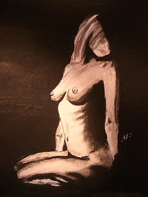 Maria Rosales  'Jena', created in 2010, Original Painting Acrylic.
