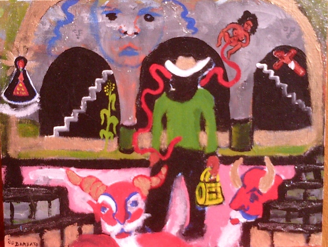 John Barbato  'Labyrinth Of Solitude', created in 2005, Original Painting Acrylic.