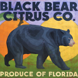 John Cielukowski Artwork Black Bear Citrus Co, 2016 , Animals