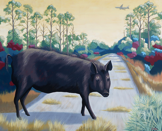 John Cielukowski  'Tosohatchee Wildlife Area', created in 2018, Original Painting Acrylic.