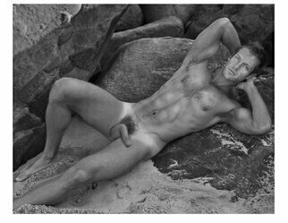 John Falocco: 'levi on the beach', 2020 Digital Photograph, Nudes. 16x20 Print on 22x17 Fiber Base Paper...