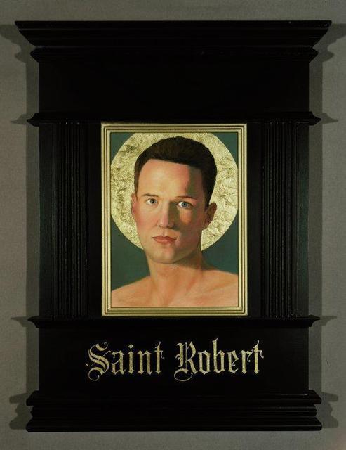 Artist John Hunn. 'SAINT ROBERT' Artwork Image, Created in 2012, Original Painting Oil. #art #artist