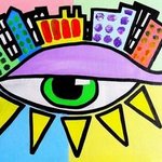 PESCORAN ART: Pescoran Pop City Eye By John Pescoran