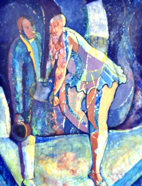 John Powell  'Ballerina At Rest', created in 1991, Original Printmaking Lithography.