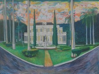 John Powell: 'Devon House', 2016 Watercolor, Architecture. Devon House, TOP TOURISTS ATTRACTION IN JAMAICA.  NOTE Price include shipping ONLY in US and Canada.  Order a print on my POD OR for FASTER SHIPPING GO TO 