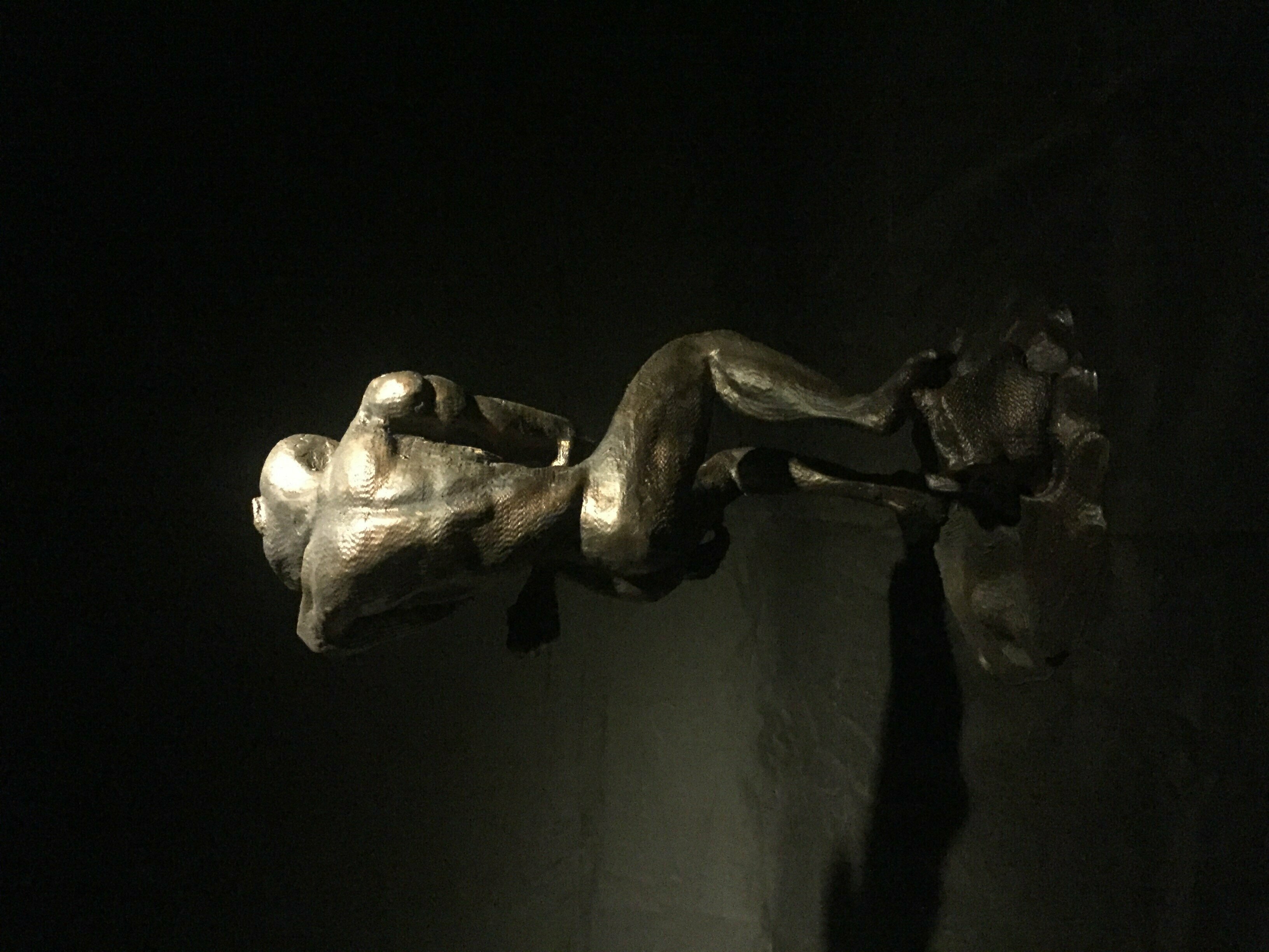 James Johnson: 'EMPATH 2nd Edition', 2019 Mixed Media Sculpture, Nudes. Free shipping within the continental USA.  The burden of entering a room and knowing others thoughts and feelings.  Signed and dated, Edition of 150.  First, I created an armature from PLA, then used bronze metal epoxy to define the form, and finished with bronze filled acrylic.  The patina is created ...