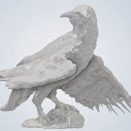 James Johnson: 'MESSENGER', 2019 Steel Sculpture, Birds. Artist Description: Free shipping within the continental USA.  Of the earth and sky, connecting what is unseen.  Composed of stainless steel and has a light brown surface color and polished to be smoother to the touch.  These are high resolution renderings of a limited edition of 20 with an artistaEURtm...