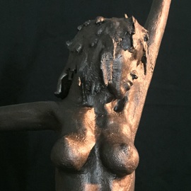 James Johnson: 'RAIN 2nd edition', 2020 Other Sculpture, Nudes. Artist Description: Free shipping within the continental USA.  She was created using a cold cast coating method where bronze powder is incorporated into another media.  The patina is created using liver of sulfur.  Limited edition of 150 with an artistaEURtms mark, date, and number.  Each piece may appear slightly ...