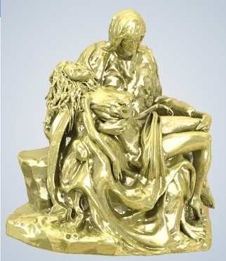 James Johnson: 'joseph and child', 2021 Other Sculpture, Figurative. A nod to the other members of the Family. Gold plated bronze  steel.Available as a NFT at 