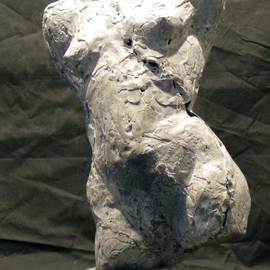 James Johnson: 'zinc torso', 2011 Other Sculpture, Figurative. Artist Description:  Cats, animals, fish, abstract, Bird, Crow, raven, animals, abstract, female, nude ...