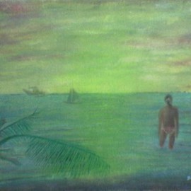 Jo Mari Montesa: 'Boracay', 2007 Oil Painting, Seascape. Artist Description:  Oil painting on canvas. ...
