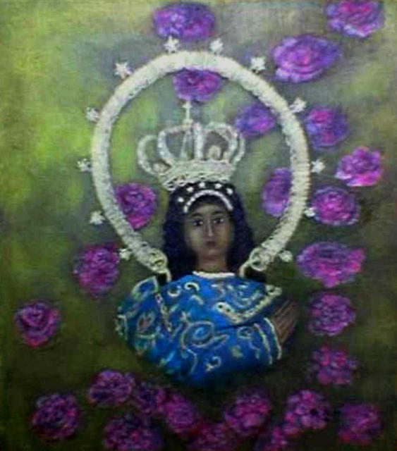 Artist Jo Mari Montesa. 'Immaculate Concepcion IV' Artwork Image, Created in 2007, Original Pastel. #art #artist