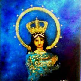 Jo Mari Montesa: 'Immaculate Concepcion V', 2008 Oil Painting, Religious. Artist Description:  Original oil painting on canvas. ...