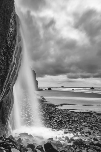 Artist Jon Glaser. 'Falling Into The Sea' Artwork Image, Created in 2012, Original Photography Infrared. #art #artist