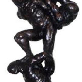 Jorge Llaca: 'Cuatro Hombres', 1999 Bronze Sculpture, Figurative. 