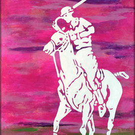 Jorge Cuneo: 'polo cuneo', 2023 Acrylic Painting, Abstract. Artist Description: Obra inspirada el el deporte del Polo a Caballo y su natural colorido, , , ...