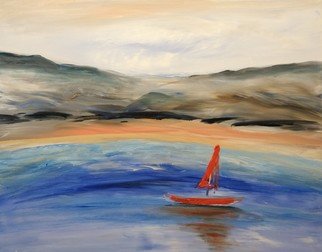 Eve Jorgensen: 'sailing no 4', 2021 Acrylic Painting, Seascape. Idyllic lifestyle seascape.Original artwork by Eve Jorgensen, popular Australian artist based in Far North Queensland...