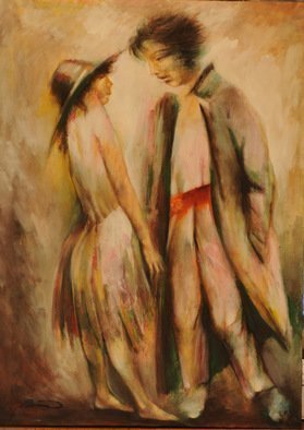 John Biro: 'easy answer', 2010 Oil Painting, People. oil on canvas...
