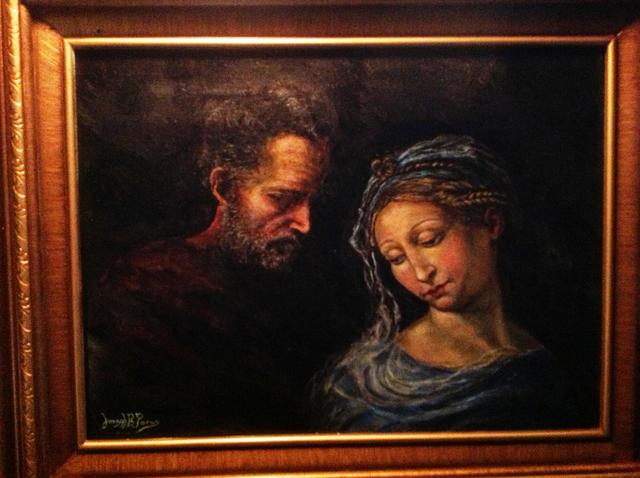 Joseph Porus  'Confession', created in 2013, Original Painting Oil.