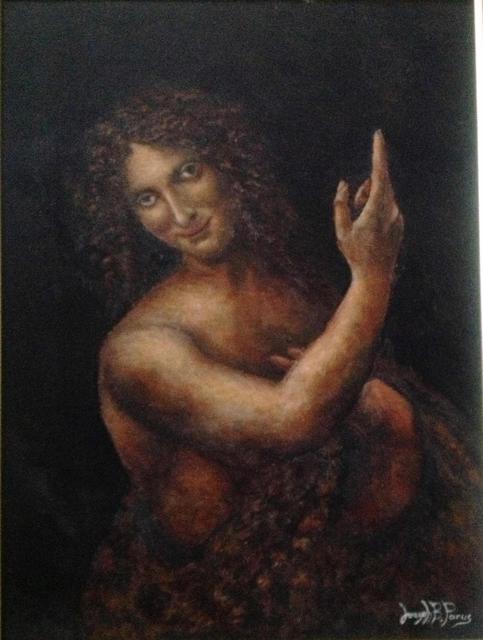 Artist Joseph Porus. 'Da Vinci Study' Artwork Image, Created in 2013, Original Painting Oil. #art #artist