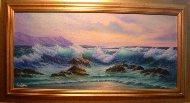 Artist Joseph Porus. 'Distant Storm' Artwork Image, Created in 2003, Original Painting Oil. #art #artist