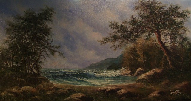 Joseph Porus  'Dutch Waters', created in 2005, Original Painting Oil.