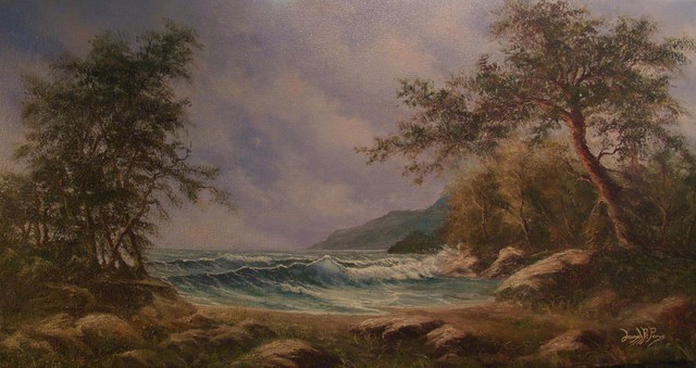Joseph Porus  'Enchanted Wood', created in 2005, Original Painting Oil.