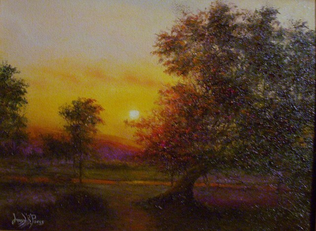 Artist Joseph Porus. 'Forest Glow' Artwork Image, Created in 2007, Original Painting Oil. #art #artist