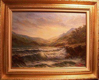 Joseph Porus: 'In the Mood', 2005 Oil Painting, Seascape.    Oil on stretched fine linen.          ...