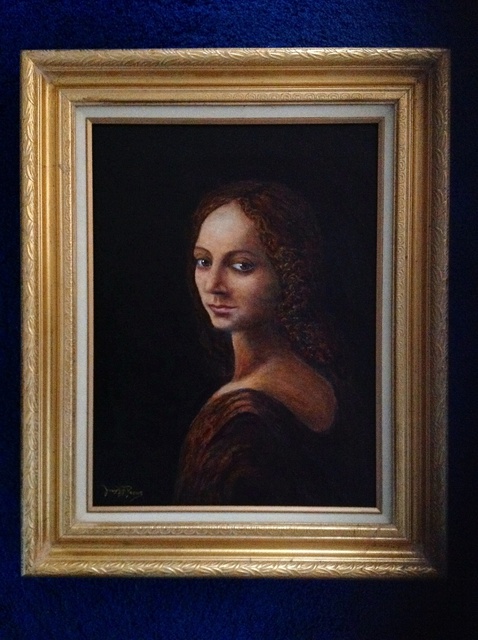 Artist Joseph Porus. 'Leonardo DaVinci Revealed' Artwork Image, Created in 2012, Original Painting Oil. #art #artist