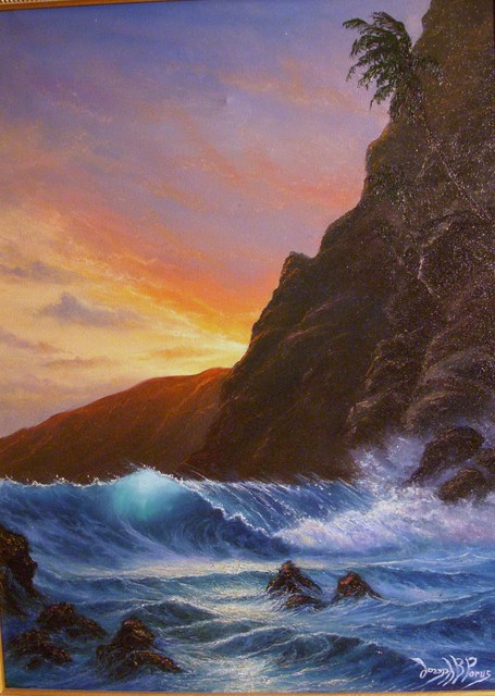 Artist Joseph Porus. 'Maui Magic' Artwork Image, Created in 2006, Original Painting Oil. #art #artist