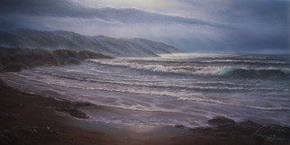 Joseph Porus: 'October Surf', 2007 Oil Painting, Seascape.  Oil on stretched fine canvas           ...