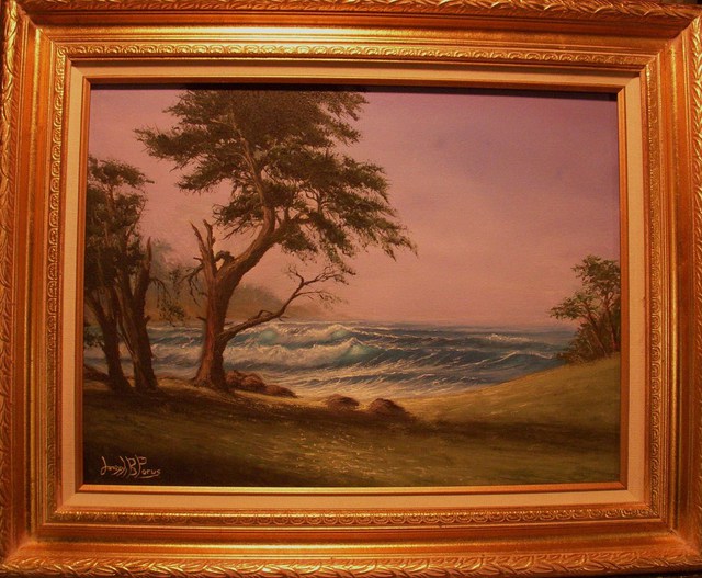Joseph Porus  'Point Lobos Stand', created in 2009, Original Painting Oil.