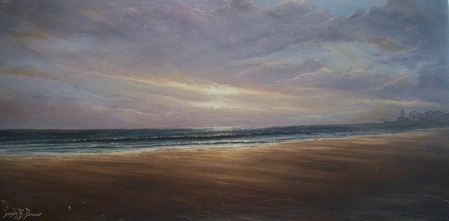 Joseph Porus  'Rides  Down The Shore', created in 2000, Original Painting Oil.