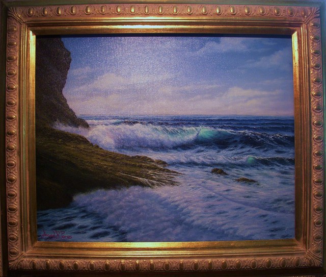 Joseph Porus  'Slippery When Wet', created in 1995, Original Painting Oil.
