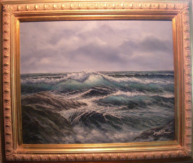 Joseph Porus  'Storm Brewing', created in 1998, Original Painting Oil.