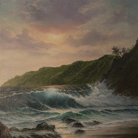 Sunset over Kauai By Joseph Porus
