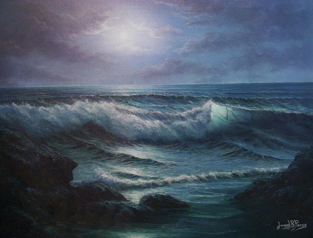 Artist Joseph Porus. 'The Sound Of Sirens' Artwork Image, Created in 2002, Original Painting Oil. #art #artist