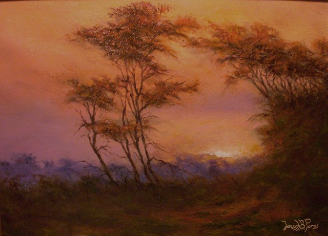 Joseph Porus  'Tree Impressions', created in 2007, Original Painting Oil.