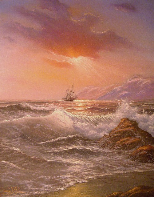 Joseph Porus  'Turning Toward Home', created in 2002, Original Painting Oil.