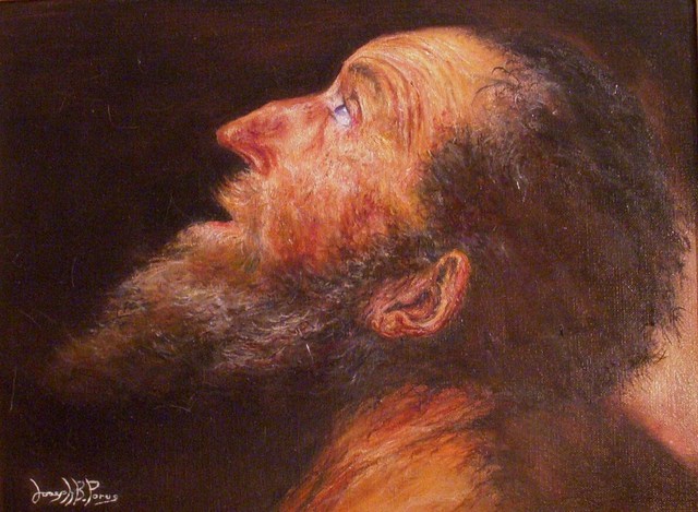 Joseph Porus  'Unforgiven', created in 2008, Original Painting Oil.