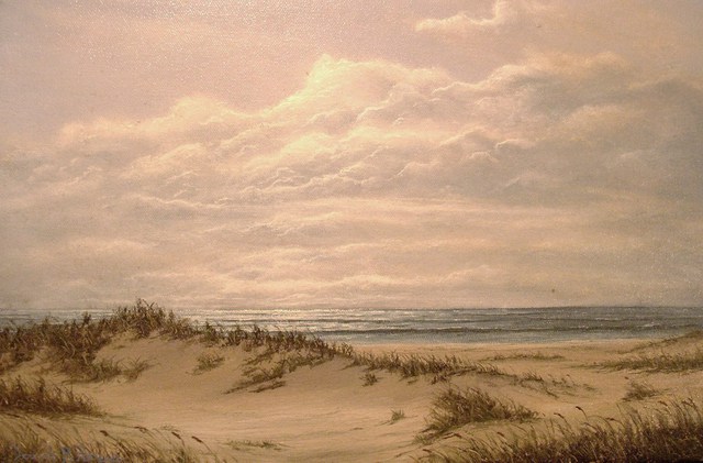 Joseph Porus  'Waves Of Sand', created in 1988, Original Painting Oil.