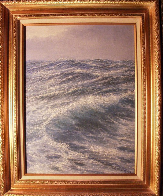 Joseph Porus  'Where Is Land', created in 1990, Original Painting Oil.