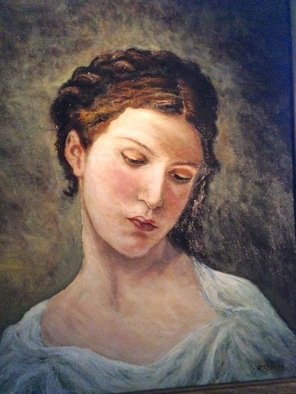 Joseph Porus: 'Young Beauty', 2016 Oil Painting, Portrait.  Oil on linenInspired by W Bougereau! ! ...