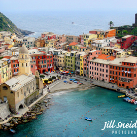 Jill Sneidman: 'VERNAZZA', 2015 Color Photograph, Landscape. Artist Description: Cinque Terre Region in Italy...